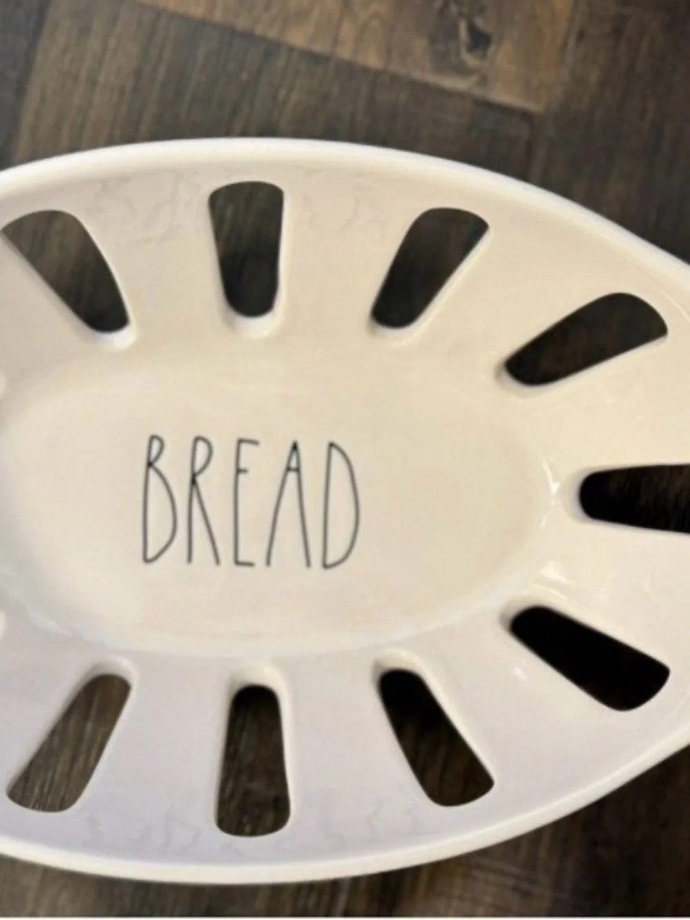 Rae Dunn Artisan Collection By Magenta Bread Basket Modern Farmhouse Ceramic